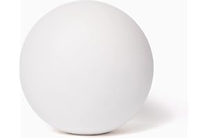Brightech Globe Lamps Replacement Globe - Frosted Glass, Large Globe Size - 9.8 Inch Diameter and Threaded Fitter - Compatible with Brightech Luna and Luna Drop Floor Lamps - 250mm