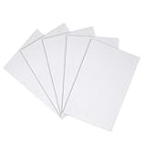 uxcell Corrugated Plastic Sheets,3mm White Blank