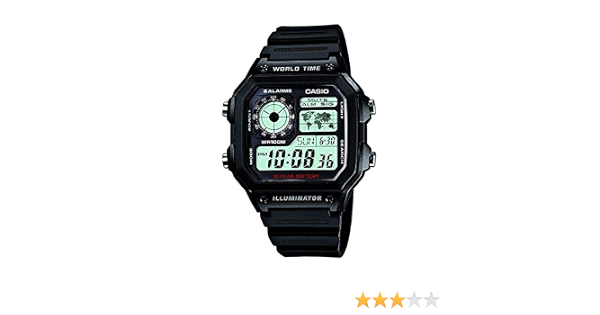 CASIO Watch Digital AE-1200 WH-1A Men's Overseas Model Japan : Amazon.com.au:  Clothing, Shoes \u0026 Accessories