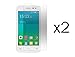 Alcatel OneTouch Pop Star LTE A845G / A845L - 2 Pack - Premium Clear Screen Protector Guards + Atom LED Keychain Flashlight