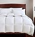 ROSECOSE Luxurious Goose Down Comforter Queen Duvet Insert All Seasons Solid White Hypo-allergenic 1200 Thread Count 750+ Fill Power 100% Cotton Shell Down Proof with Tabs (Queen, White)