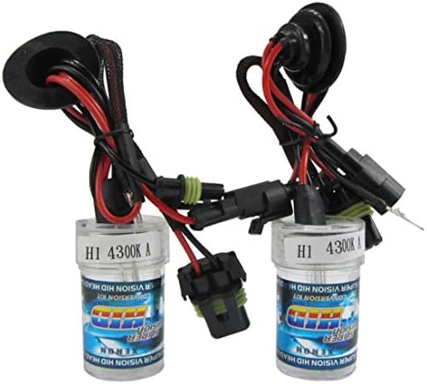 WEIHAN 2pcs H1 55W 12V Car HID Xenon Bulb Replacement Headlight Lamp Auto Light Source 3000K 4300K 5000K 6000K 8000K 10000K 12000k