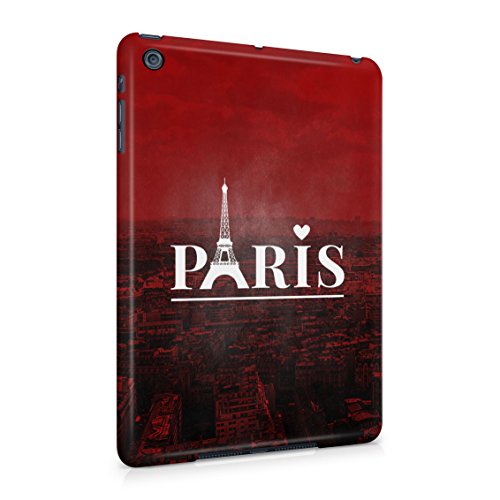 I Love Paris Romantic Lover City Eiffel Tower Plastic Tablet Snap On Back Case Cover Shell for iPad Mini