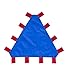 HearthSong Sunrise Triangular Play Panel Attachments - Set of 5 - Each Measures 23.5 L x 24.25 W...