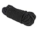 VSP 3-Pack 32 Feet 10M Soft Twisted Cotton Rope in Black