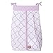Trend Lab Orchid Bloom Diaper Stacker, Purple