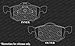 Max Brakes E-Coated Slotted+Drilled Rotors w/Ceramic Pads Front Elite Brake Kit KT011581 [Fits 2001 - 2006 Escape | Tribute]