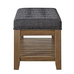 24KF Large Rectangular Upholstered Tufted Linen