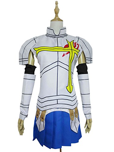 Fairy Tail Erza Scarlet Clothes Girls Halloween Cosplay Costume Any Size