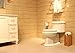 Bamboo Toilet Paper Holder perfect for toilet paper storage or general bathroom storage, a freestanding toilet paper holder handmade from biodegradable bamboo