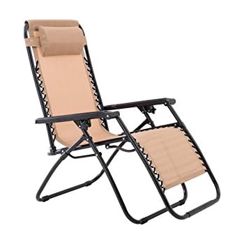 chair gravity zero caravan infinity sports beige sunjoy