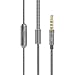 Uiisii HM7 Wired Headset Earphones Headphones with Microphone Mic & Remote Control for iPhone 6/6s/6 Plus/6s Plus/ SE/5s, Galaxy S7 Edge, Android Smartphone MP3 Players (Grey)