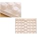 Braceus 34 Eggs Holder Storage Box Picnic Kitchen Refrigerator Fresh-Keeping Container Transparent