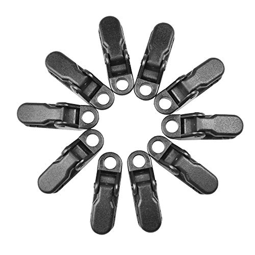 LEZED Tarp Clip Tent Clips met Carabiner Luifel Klem Luifel Clip Houder Winddicht Plastic Luifel Klem Lock Grip voor… - Image 5