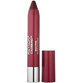 Revlon Lip Balm, Tinted Lip Stain, Face Makeup with Lasting Hydration, Infused with Shea Butter, Mango & Coconut Butter, Shimmer Finish, 030 Smitten, 0.01 Oz