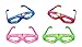 BEST PARTY FAVORS OF 2016! 12 Piece Light-Up Flashing Glasses For Children & Adult Parties (4 Colors: Red, Green, Blue, & Pink)- With Push On/Off Button for All Occasions