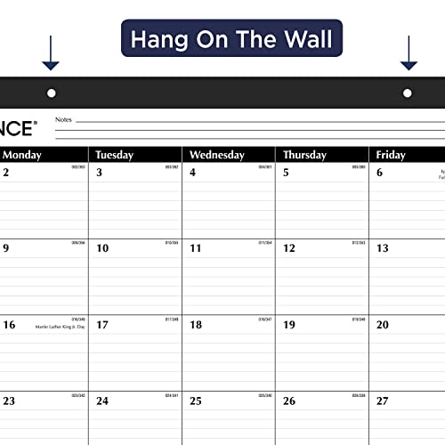 ATAGLANCE 2023 Desk Calendar, Desk Pad, 213/4" X 17", Large, Ruled