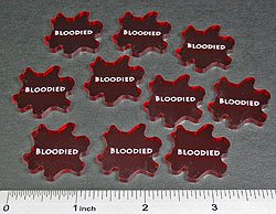 Bloodied Tokens, Set of 10