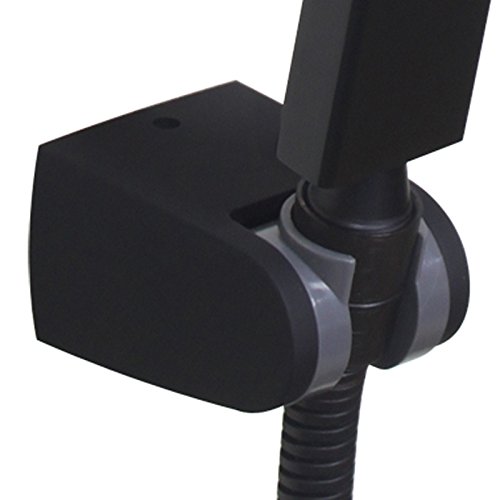 Skybath Black Adjustable ABS Shower Holder Wall Mounted for Hand Held Shower Head Set