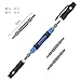 Kingsdun Pocket Pen Screwdriver Set with Phillips and Flathead Screwdriver,Small Portable Screwdrivers for Assorted Works and Repairs