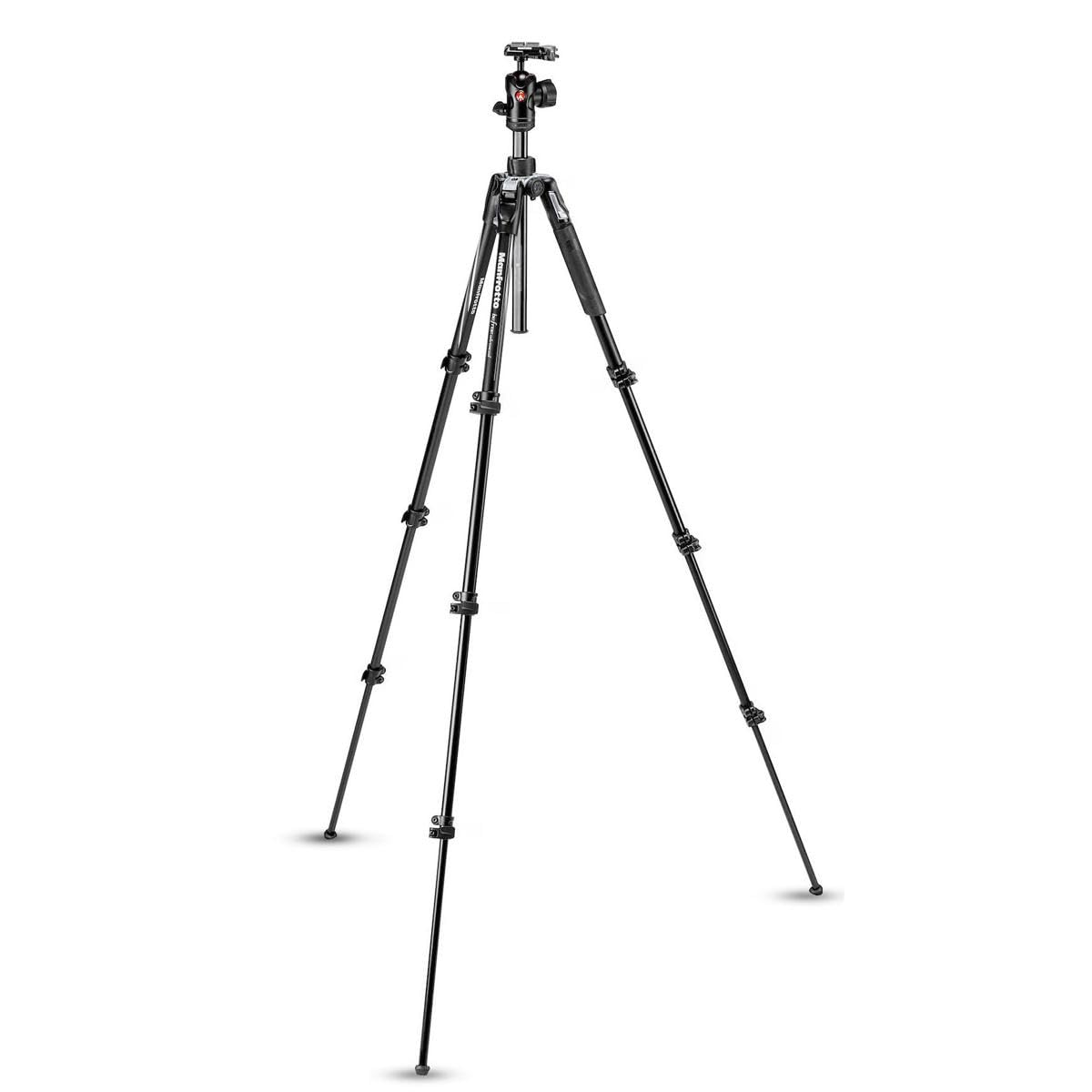 Manfrotto Befree Advanced Camera Tripod with Lever Closure, Portable and Compact Travel Tripod Kit with Ball Head, Aluminum Tripod for DSLR Reflex and Mirrorless Cameras, Camera Accessories
