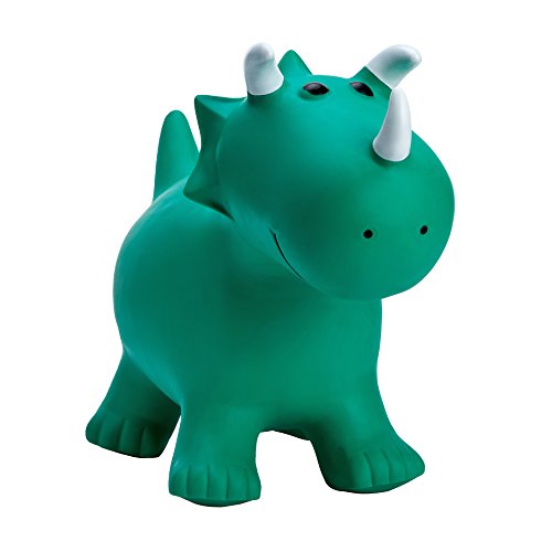 Babe Fairy Bouncy Horse Hopper, Pump Included (Inflatable Animal Hopper, Hopping Horse, riding horse for kids, Ride-on Hopper Horse,Green Triceratops) - Thumbnail 6