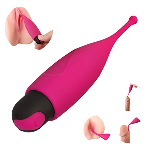High Frequency G spot Clitoral Vibrator Soft Head Clit Stimulator for Quick Orgasm Nipples Vaginal Stimulation Waterproof Rechargeable Silicone Adult Sex Toys for Woman Masturbation and Couples