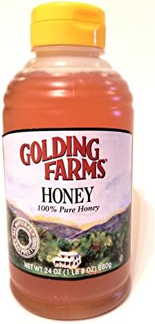 Golding Farms Honey - 24oz, 100% Pure, All Natural, Fat Free.
