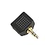 VCE 2-Pack 3.5mm Headphone Y Splitter, Gold Plated 1/8 inch Male to Dual Female Stereo Jack Adapter Compatible with Media Players & Audio Devices