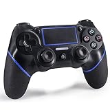 PS4 Controller,J&TOP Wireless Bluetooth Gamepad for PlayStation 4,Touch Panel Joypad with Dual Vibration