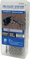 Pro Plug PVC Plugging System for AZEK Slate Gray Decking - Stainless Steel - 75 pcs for 20 Sq. Ft.