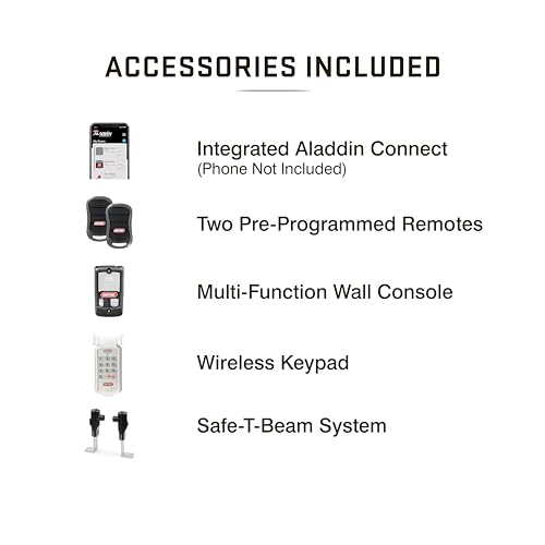 Genie QuietLift Connect – WiFi Smart Garage Door Opener with Added Wireless Keypad, ¾ HPC Smart Belt Drive – Compatible with Alexa and Google Assistant, Model 3053-TKV - View 14