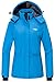 Wantdo Women's Waterproof Ski Jacket Warm Winter Coat Windproof Snow Coats Warm Fleece Raincoat