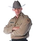 Underwraps Costumes Men's Sheriff Costume - Shirt, Tan, XX-Large