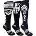 MOXY Socks Knee High Popular 3 Pack. Sgt Pain, Power Skull, Grenade Performance