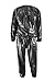 Sauna Suit - TOOGOO(R) Heavy Duty Fitness Weight Loss Sweat Sauna Suit Exercise Gym Anti-Rip Black L