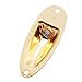 Feamos Gold Boat Input Output Jack Plate Socket With Screws For Strat Guitar