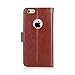 FYY Case for iPhone 6/6s, PU Leather Wallet Phone Case with Card Holder Flip Protective Cover [Kickstand Feature] [Wrist Strap] for Apple iPhone 6/6s 4.7