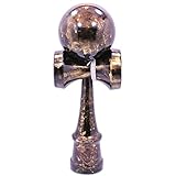 Full Gold & Black Metallic Kendama And Extra String