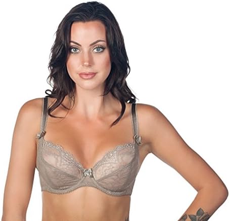 Alegro Innocent Lily Sheer Lace Unlined Plunge Bra 9005A