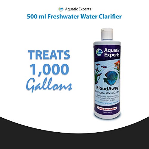 KloudAway Freshwater Aquarium Water Clarifier - Clears Cloudy Water, Water Clarifier for Fish Tank, Made in USA (2 Pack) - Thumbnail 3