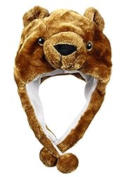 Bioterti Plush Fun Animal Hats One Size Cap