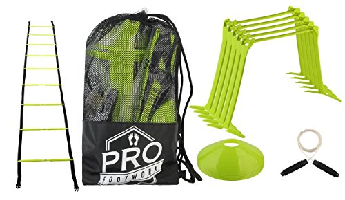 Pro footwork agility ladder and hurdle training set by bundle inc…