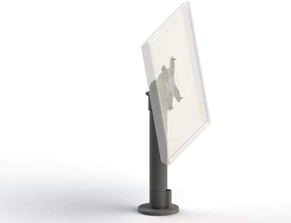 SpacePole VESA, Top mount, Black 75x75mm and 100x100mm, SPV1102, 539-308 (75x75mm and 100x100mm 300mm pole)