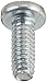 Steel Thread Cutting Screw, Zinc Plated Finish, Pan Head, Phillips Drive, Type F, #2-56 Thread Size, 1/4