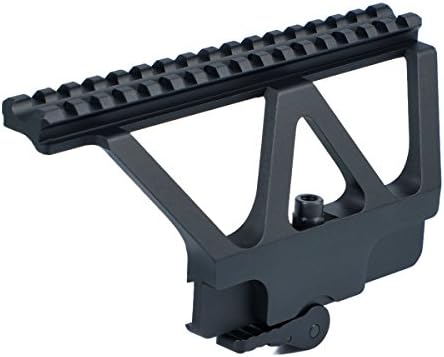 LONJN Scope Rail Mount A-K Type Scope Mount Picatinny Weaver Black