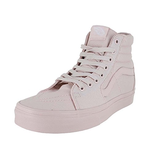 Pink Vans Mens Fashion VANS MENS U SK8 HI MONO CANVAS SHOES PEACH