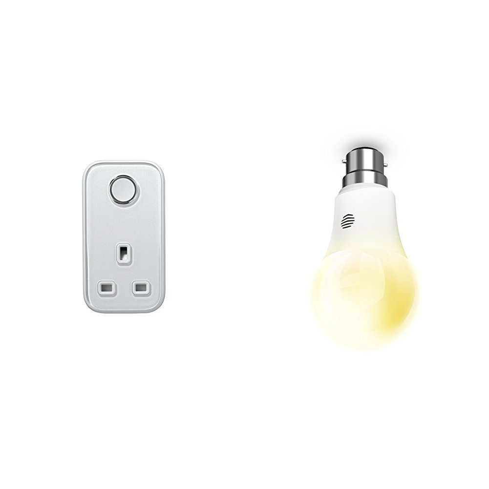 Hive Active Smart Plug + Hive Lights Dimmable B22 Smart Bulb