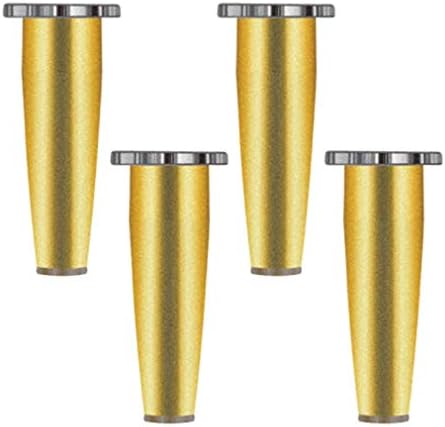 金属製の家具の脚 調節可能なソファの脚 コーヒーテーブルの脚 商品追加値下げ在庫復活 調節可能な14 Mm Diy交換脚 ラウンド バスルームキャビネット テレビキャビネット 3 15in 4個セット 本棚用 Gold8cm キャビネット