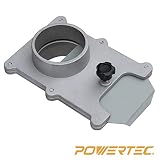 POWERTEC 70134 2-1/2-Inch Aluminum Blast Gate for Vacuum/Dust Collector
